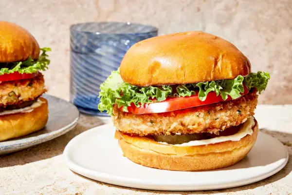 Hamburger Di Pesce Croccanti