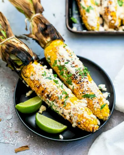 Receita Elote (milho de rua mexicano)
