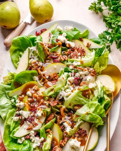 Salade de poires et de gorgonzola