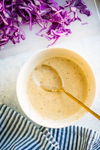 Vinaigrette facile pour salade de chou