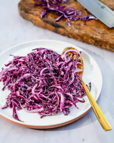 Salade de chou rouge