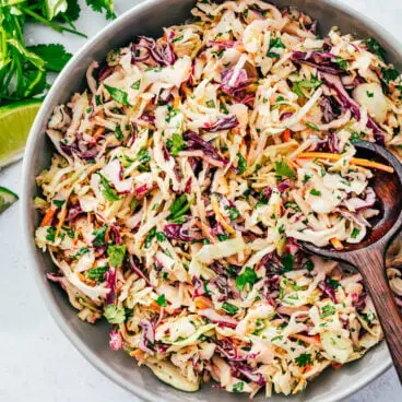Salade de coriandre et de lime