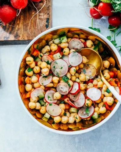 Salada Simples de Rabanete