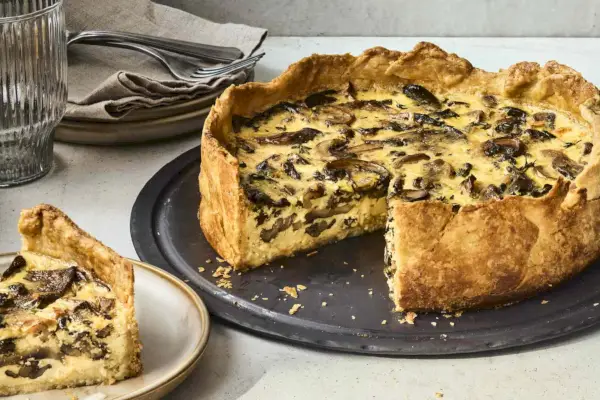 Hubový Quiche nad vrchom