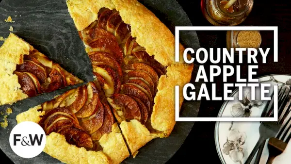 Galette de pommes au miel de campagne