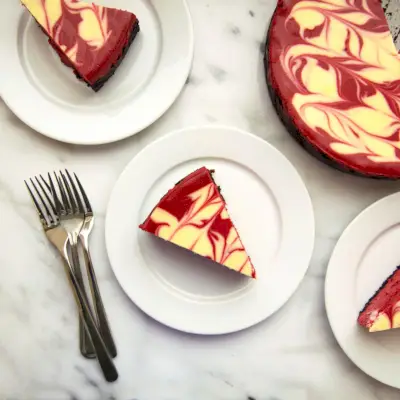 Gâteau au fromage de velours rouge