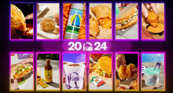 Taco Bell은 12 개의 새로운 메뉴 항목을 발표했다