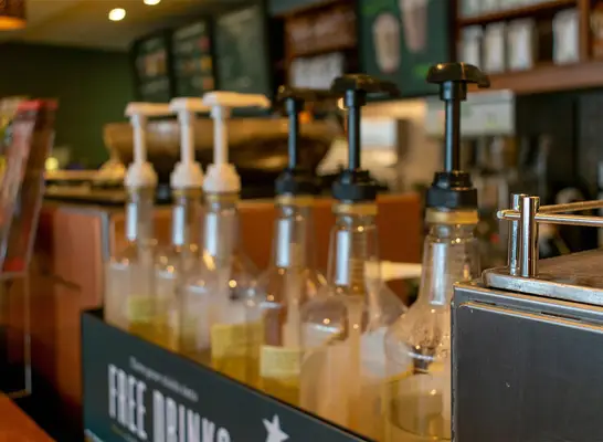 starbucks syrup pumps
