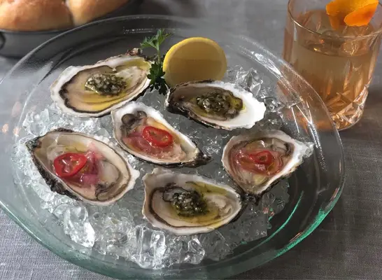 Oysters at Del Frisco