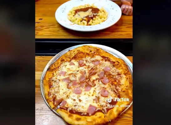 Pizza and pasta at the World