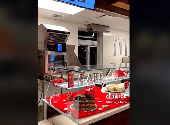 Dessert bar at the World