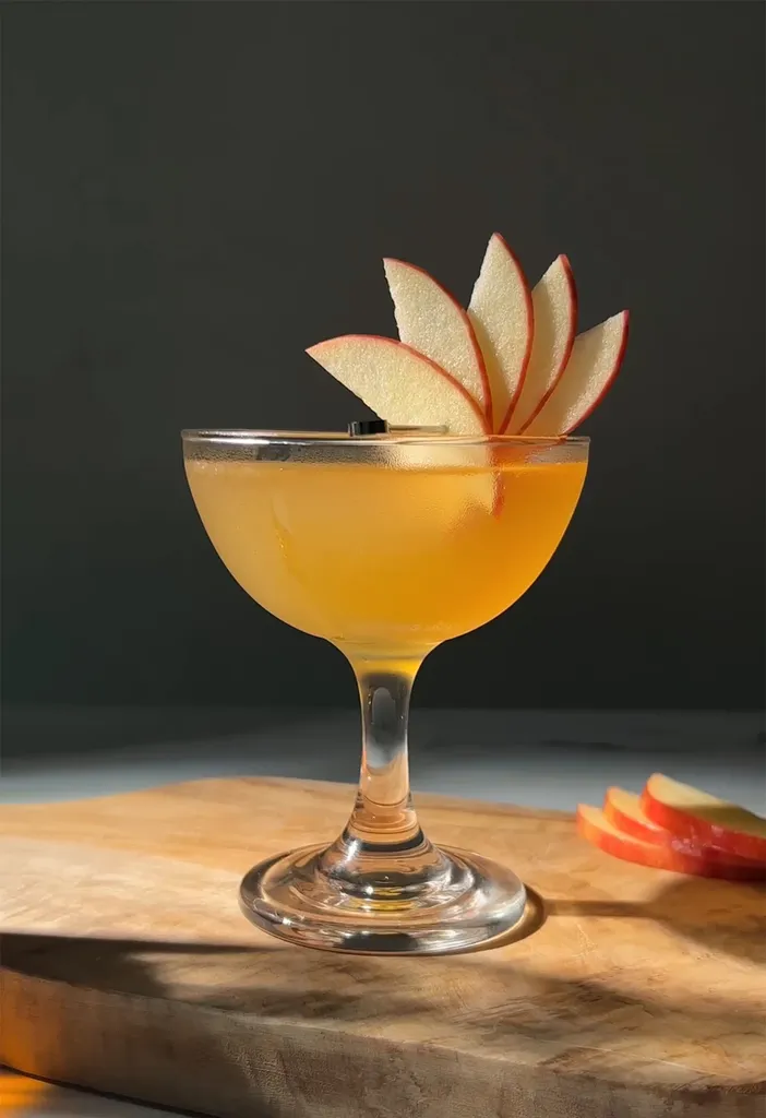 Rhum Sour Pomme et Vanille (Cocktail d'Automne Facile)