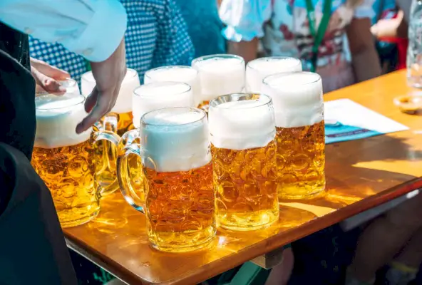 Pivo na Beer Fest, Mnichov, Německo