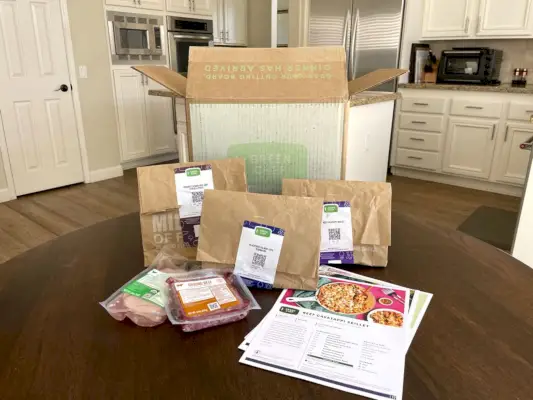 Produtos e embalagens Green Chef
