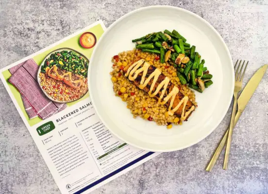 Cartão de refeição e receita Green Chef Review
