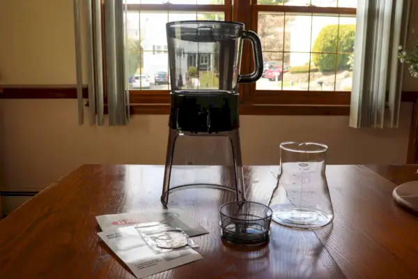 A cafeteira OXO Good Grips Cold Brew (1272880) antes de usar