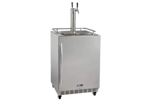 Kegco 듀얼 수도꼭지 상업용 야외 Kegerator