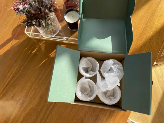 Due bicchieri del set Open Kitchen di Williams Sonoma Tumblers